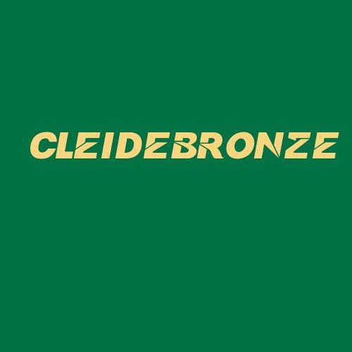 Logo da CLEIDEBRONZE